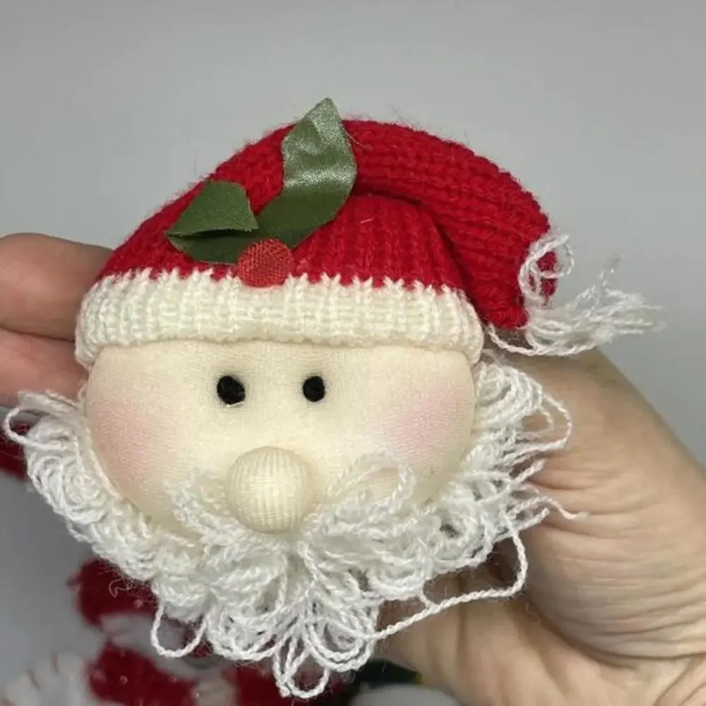 Snowman Frog Santa Gingerbread House‎ Felt Christmas Ornaments LOT of 10 Cute